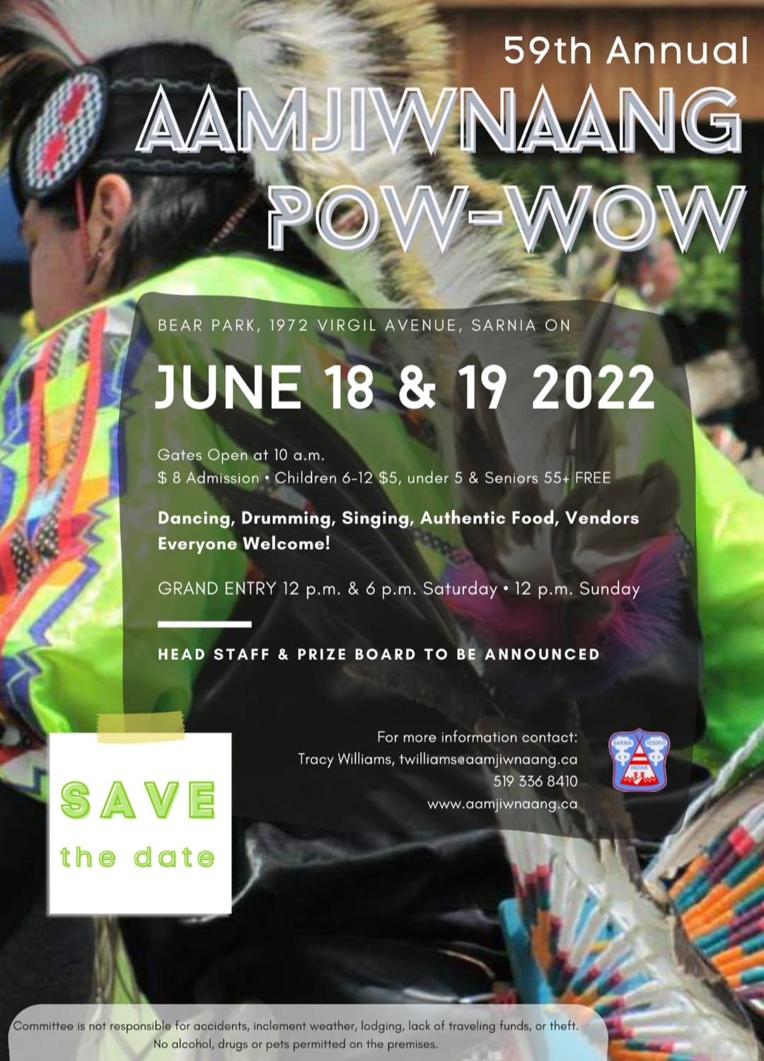 59th Annual Aamjiwaang First Nations Pow Wow | Ontario's Blue Coast