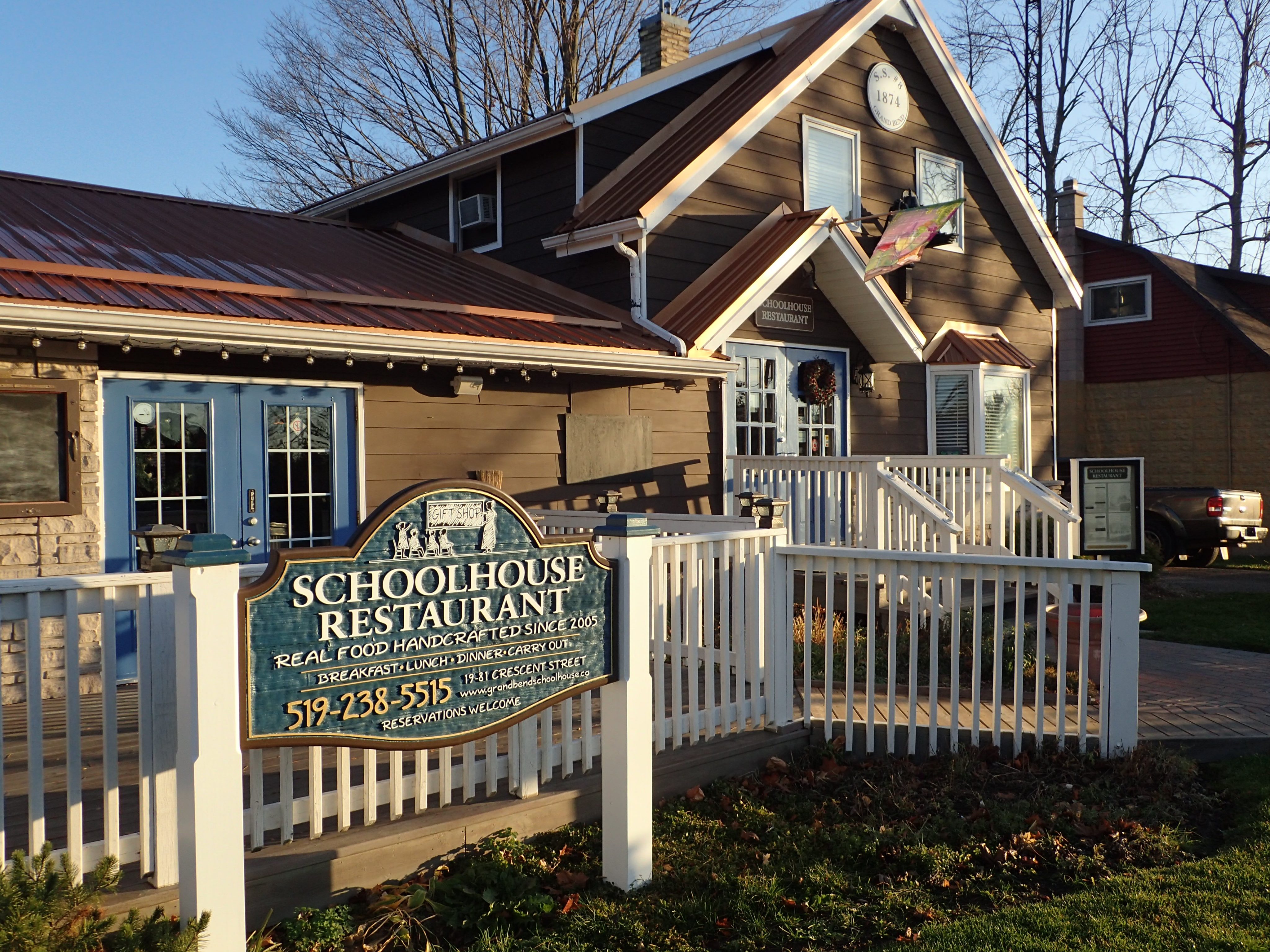 Schoolhouse Restaurant Ontario's Blue Coast