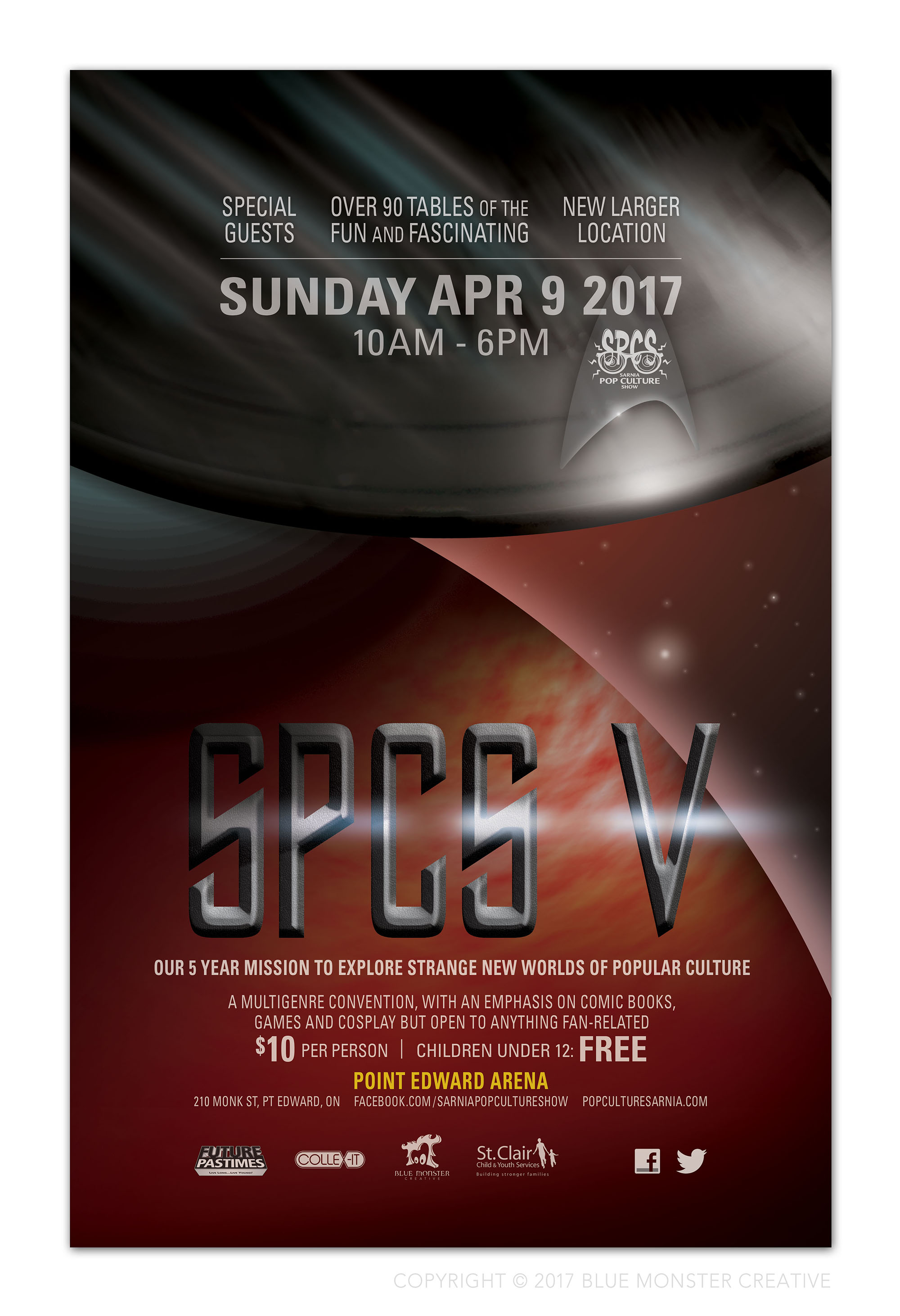 sarnia pop culture show ontarios blue coast culture show flyer
