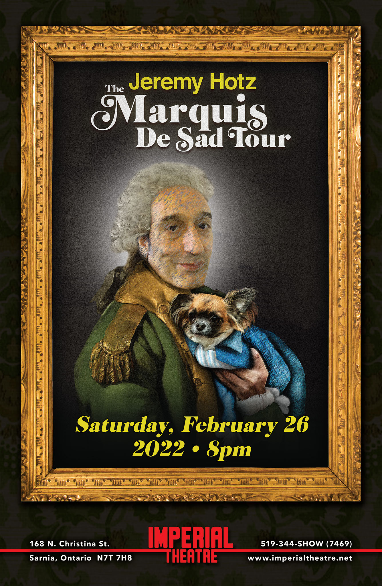 Jeremy Hotz The Marquis De Sad Tour Ontario's Blue Coast